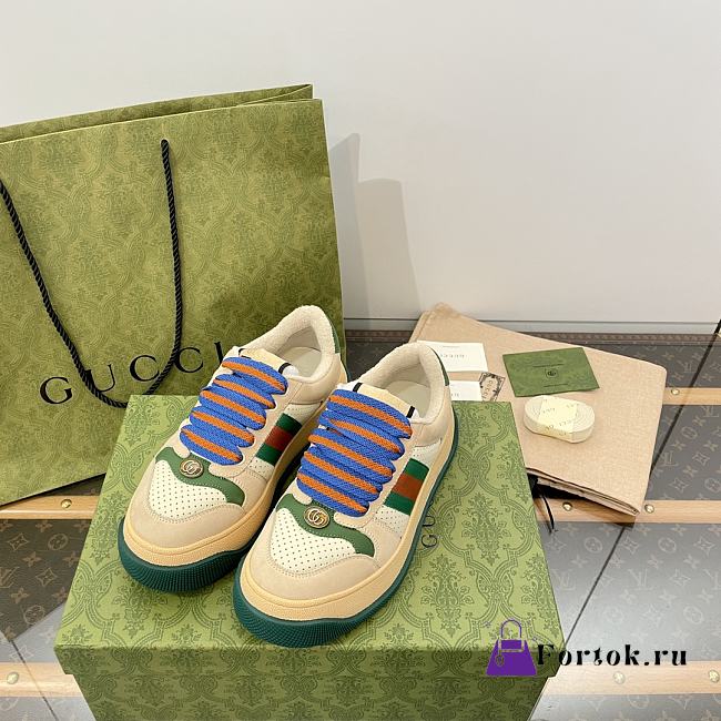 Fortok Gucci Sneaker Screener Blue - 1