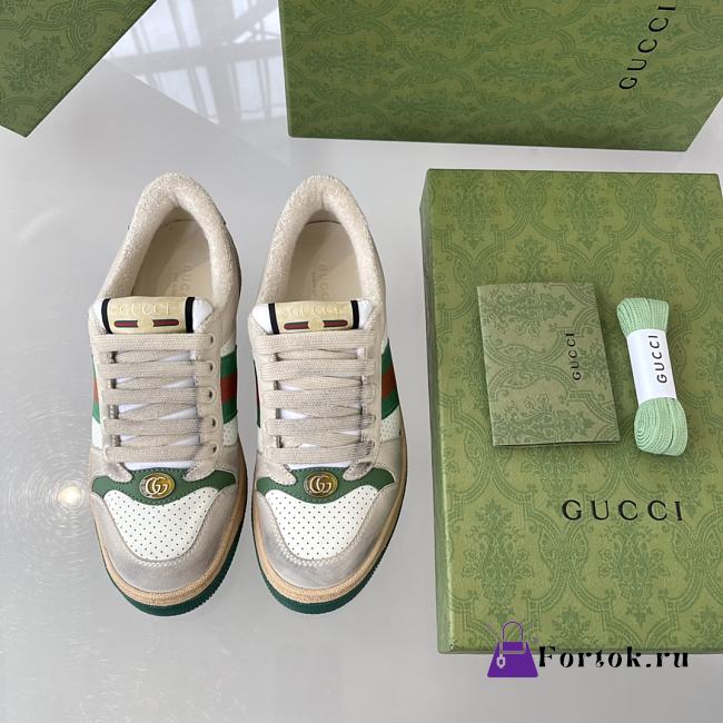 Fortok Gucci Sneaker Screener Brown - 1