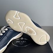 Fortok Prada leather lace-up sneakers Denim Blue - 2