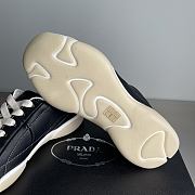 Fortok Prada leather lace-up sneakers Black - 6