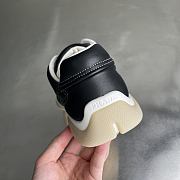 Fortok Prada leather lace-up sneakers Black - 5