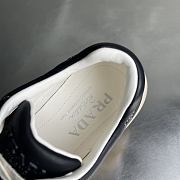Fortok Prada leather lace-up sneakers Black - 4