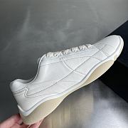 Fortok Prada leather lace-up sneakers White - 3