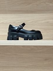 Fortok Prada Brushed leather Monolith Mary Janes  - 4