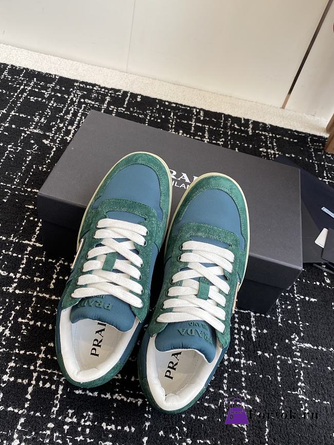 Fortok Prada Sneaker Suede Green - 1