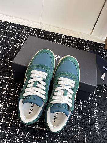Fortok Prada Sneaker Suede Green