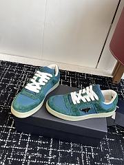 Fortok Prada Sneaker Suede Green - 5