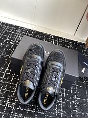 Fortok Prada Crystal Sneaker Black  - 6