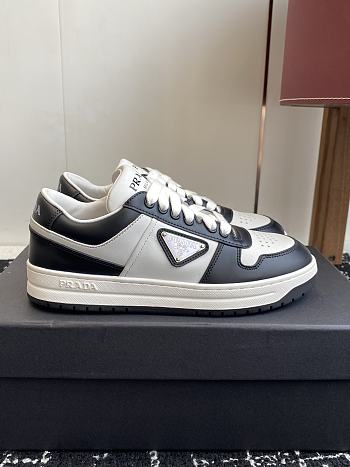 Fortok Prada Sneaker Leather Black and White