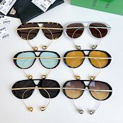 Fortok Bottega Veneta Drop Aviator Sunglasses Multicolor - 3