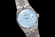 Fortok Rolex Land-Dweller Blue in Silver Watch 36mm - 4