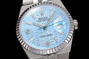 Fortok Rolex Land-Dweller Blue in Silver Watch 36mm - 6