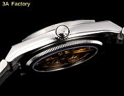 Fortok Rolex Land-Dweller Blue in Silver Watch With Diamond 36mm - 2
