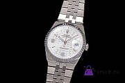 Fortok Rolex Land-Dweller White in Silver Watch 36mm - 4