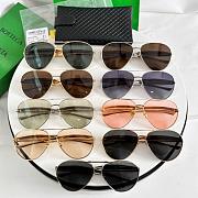 Fortok Bottega Veneta BV1305S Metal Aviator Sunglasses - 1
