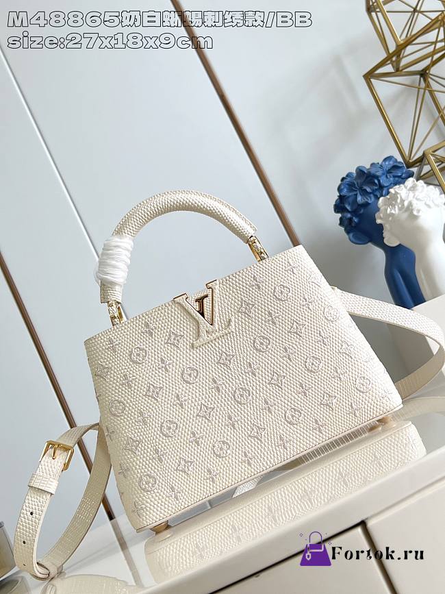 Fortok Louis Vuitton Capucines Mini handbag 27 x 9 x 18cm   - 1