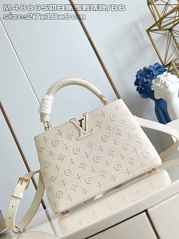 Fortok Louis Vuitton Capucines Mini handbag 27 x 9 x 18cm  