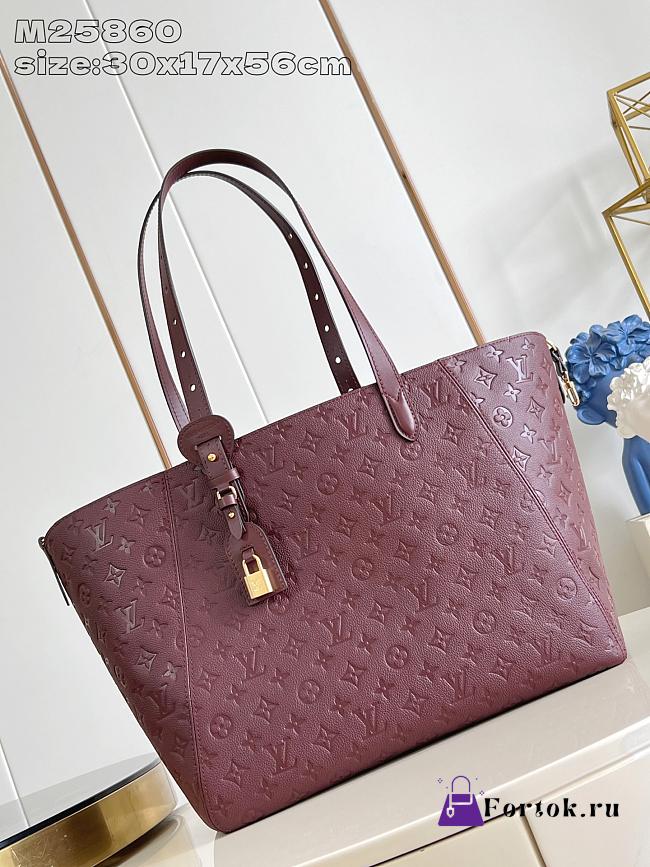 Fortok Louis Vuitton 2025 New Collection All In One MM Bag Grenat M25888 30.5 x 17 x 56.5cm - 1