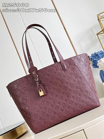 Fortok Louis Vuitton 2025 New Collection All In One MM Bag Grenat M25888 30.5 x 17 x 56.5cm
