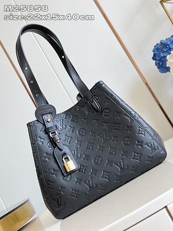 Fortok Louis Vuitton 2025 New Collection All In One PM Bag Black M25858 22 x 15 x 40cm 