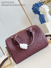 Fortok Louis Vuitton 25 New Collection Speedy Bandoulière 20 Bag Grenat M25929 13.5 x 12 x 20.5cm - 5