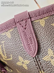 Fortok Louis Vuitton 25 New Reversible Neverfull Neverfull Inside Out MM Monogram Wine M25663 31 x 28 x 14 cm - 4