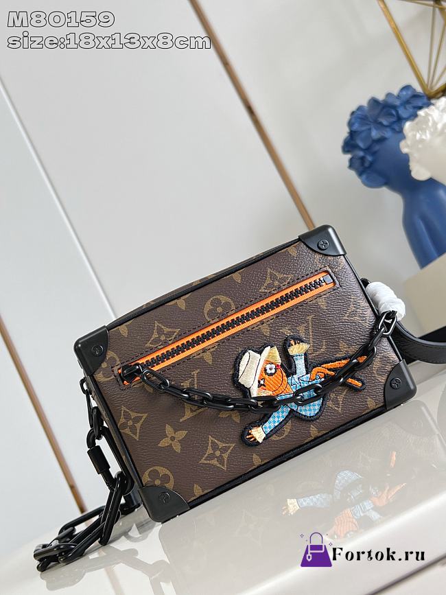 Fortok Louis Vuitton Mini Soft Trunk bag Zoooom with Friends 18.5 × 13 × 8 cm - 1