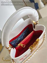 Fortok Louis Vuitton LV x TM Capucines Mini Cherry White 13.6 x 8 x 21cm - 4