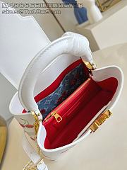 Fortok Louis Vuitton LV x TM Capucines Cherry White 17 x 9 x 27cm - 6