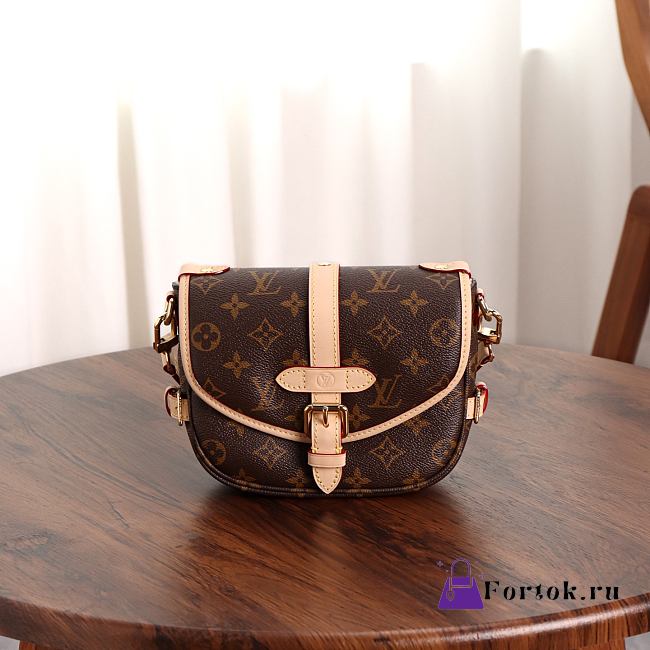 Fortok Louis Vuitton Monogram Saumur BB bag 20 x 16 x 7.5cm - 1