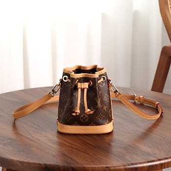Fortok Louis Vuitton Nano Noé Monogram Canvas bag 16 x 10 x 13cm