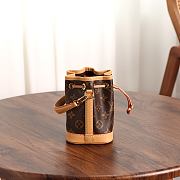 Fortok Louis Vuitton Nano Noé Monogram Canvas bag 16 x 10 x 13cm - 6