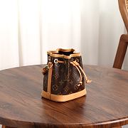 Fortok Louis Vuitton Nano Noé Monogram Canvas bag 16 x 10 x 13cm - 5