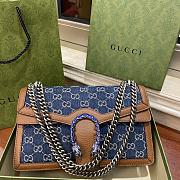 Fortok Gucci Dionysus Small Denim Shoulder Bag 28x17x9cm - 1