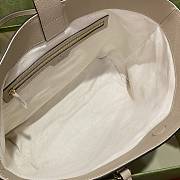 Fortok Gucci Ophidia GG Medium Tote Bag Canvas Beige 38x28x14cm  - 5