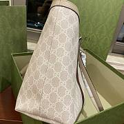 Fortok Gucci Ophidia GG Medium Tote Bag Canvas Beige 38x28x14cm  - 4