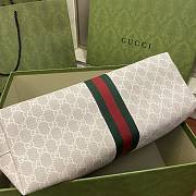 Fortok Gucci Ophidia GG Medium Tote Bag Canvas Beige 38x28x14cm  - 3