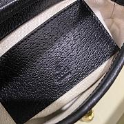 Fortok Gucci Jackie 1961 Mini Shoulder Bag Denim Black 20×4×13cm - 2