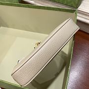 Fortok Gucci Jackie 1961 Mini Shoulder Bag Canvas Beige 20×4×13cm - 4