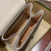 Fortok Gucci Horsebit 1955 mini bag Canvas Beige 22/16/10.5cm - 4