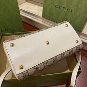 Fortok Gucci Horsebit 1955 mini bag Canvas Beige 22/16/10.5cm - 2