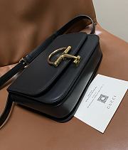 Fortok Gucci Siena small shoulder bag Black Leather 22.5*14*8CM - 2