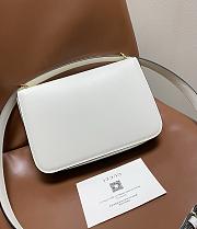Fortok Gucci Siena small shoulder bag White Leather 22.5*14*8CM - 4