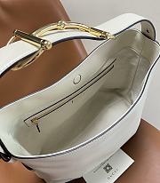 Fortok Gucci Beatrix medium tote bag White Leather 35*27.5*11cm - 4