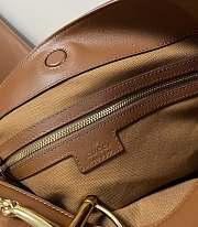 Fortok Gucci Beatrix medium tote bag Brown Leather 35*27.5*11cm - 4