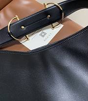 Fortok Gucci Beatrix medium tote bag Black Leather 35*27.5*11cm - 6