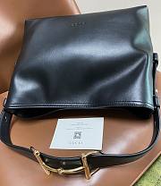Fortok Gucci Beatrix medium tote bag Black Leather 35*27.5*11cm - 4