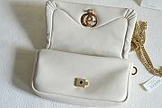 Fortok Gucci GG Milano Mini Top Handle Bag in white leather 21 x 12.5 x 4.6cm - 2