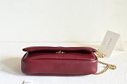 Fortok Gucci GG Milano Mini Top Handle Bag in Rouge leather 21 x 12.5 x 4.6cm - 3
