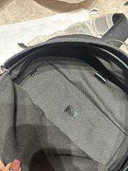 Fortok Gucci Medium Backpack with Logo Fabric in Black 40x36.5x23cm - 5